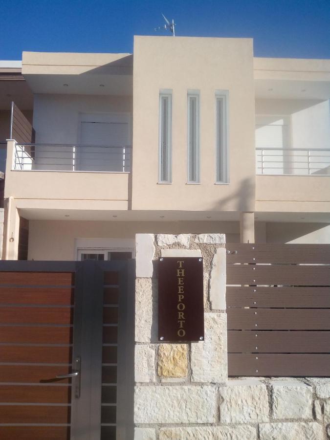 “Theeporto” Maisonette With Pool Gouves Exterior photo