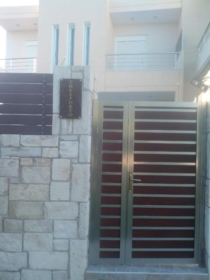 “Theeporto” Maisonette With Pool Gouves Exterior photo