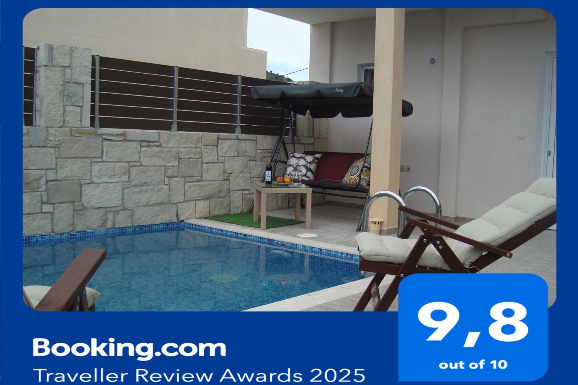 “Theeporto” Maisonette With Pool Gouves Exterior photo